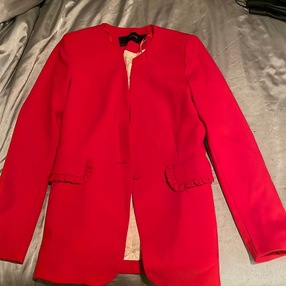 ZARA Red Blazer